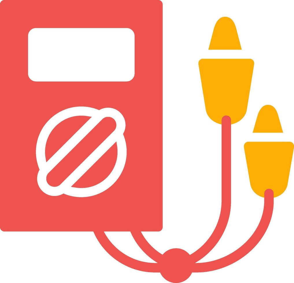 Electric Tester Creative Icon Design vector