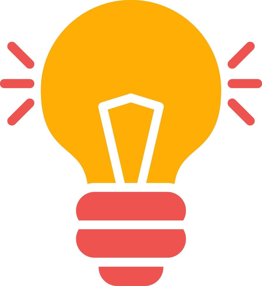 Light Bulb Creative Icon Design vector
