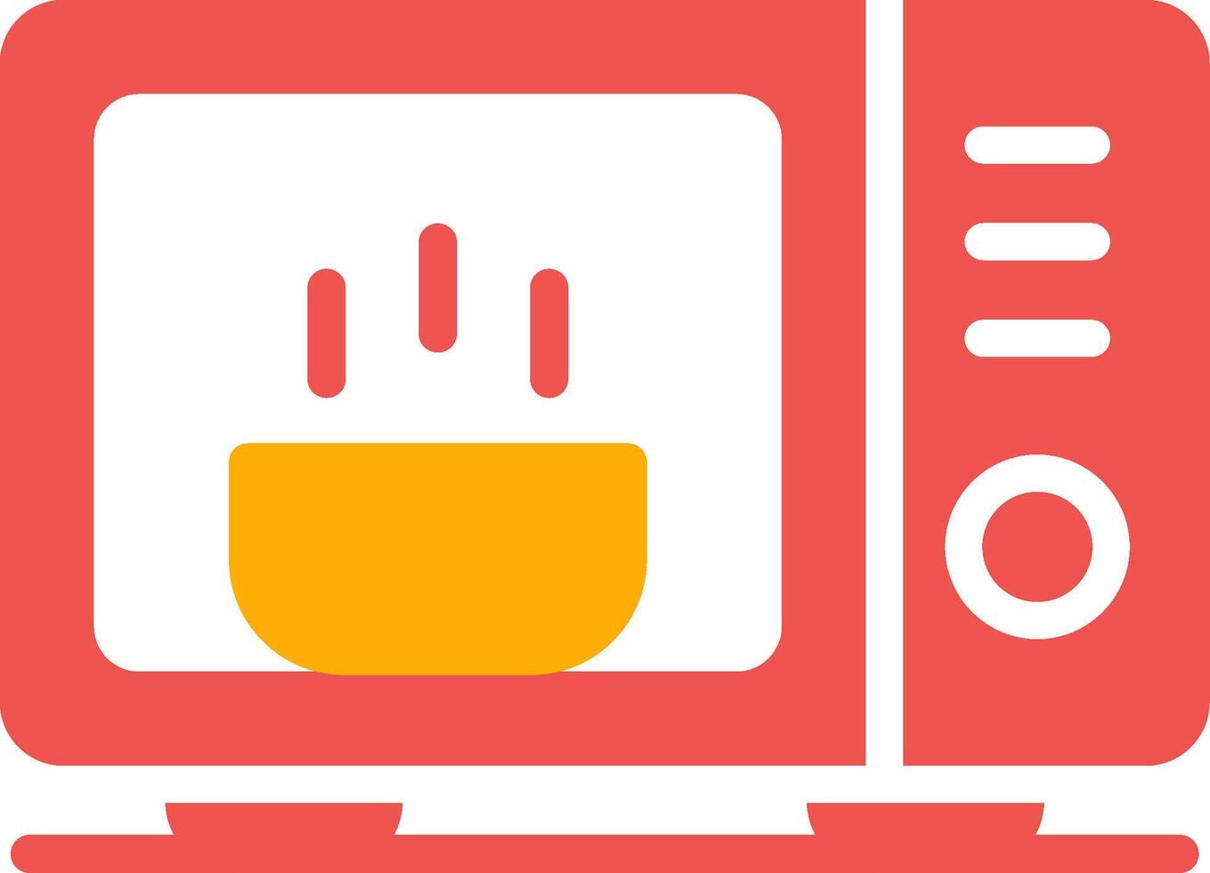 Microwave Creative Icon Design vector