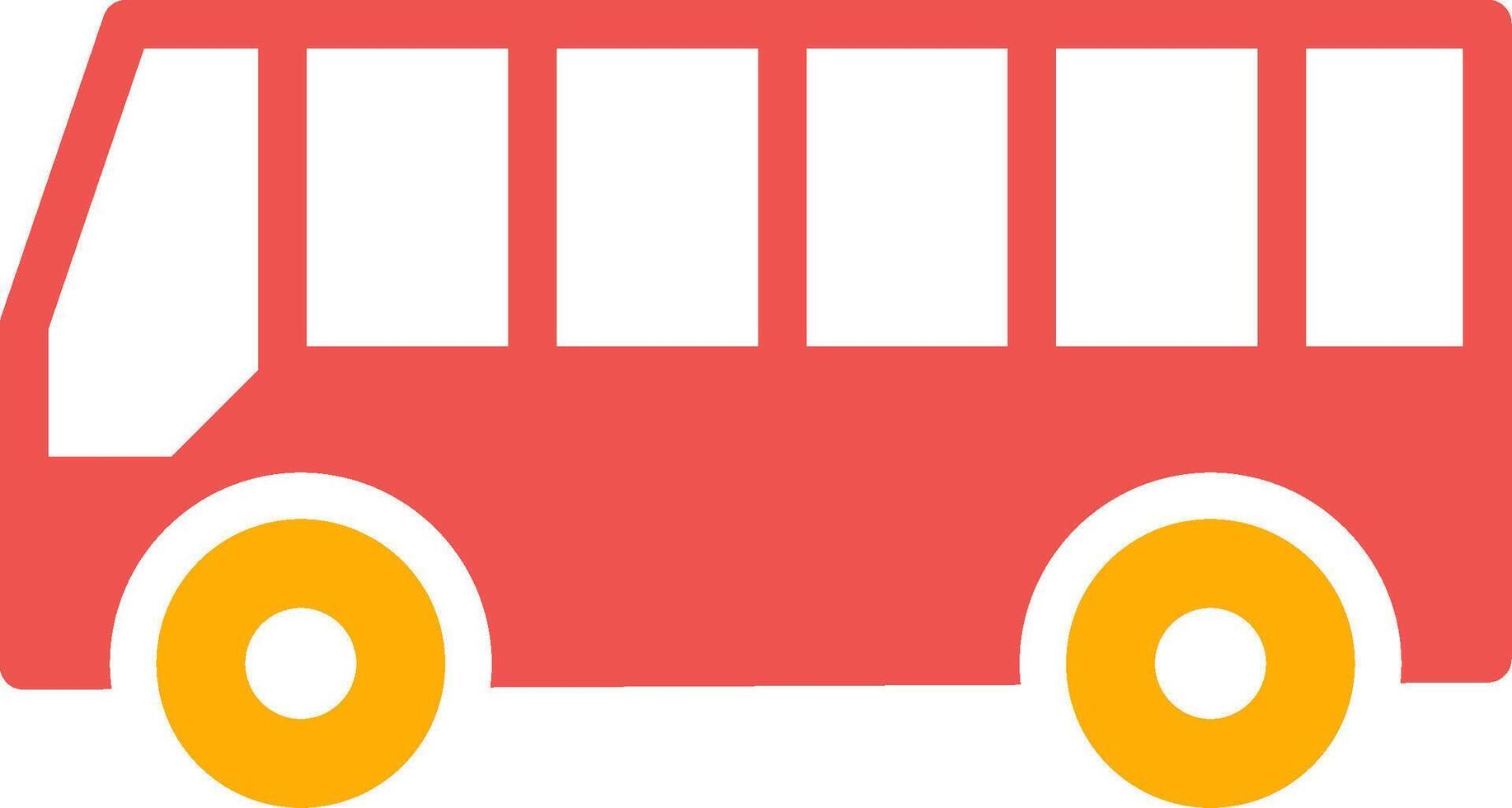 Bus Creative Icon Design vector