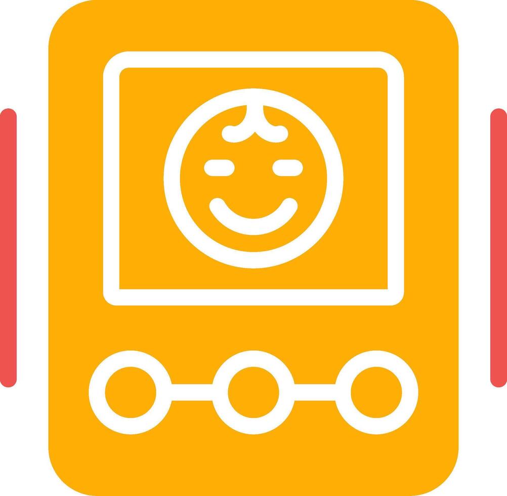 Baby Monitor Creative Icon Design vector