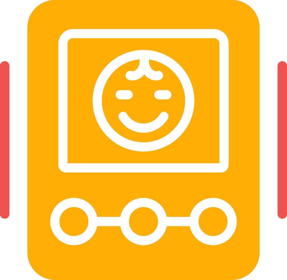 Baby Monitor Creative Icon Design vector