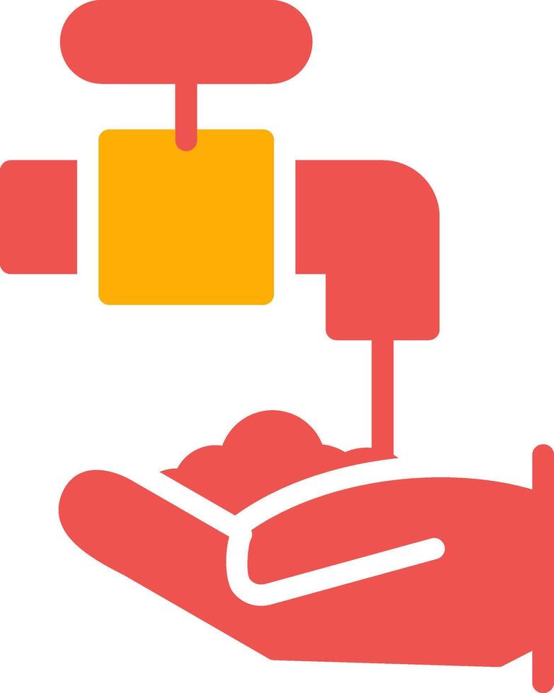 Handwash Creative Icon Design vector