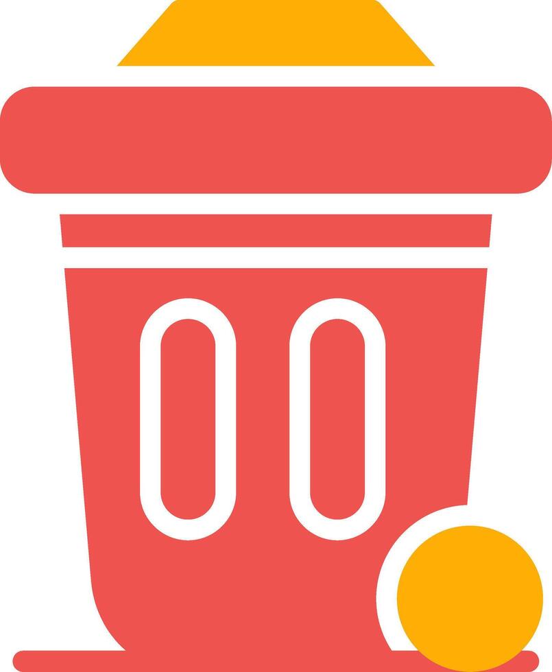 Dustbin Creative Icon Design vector