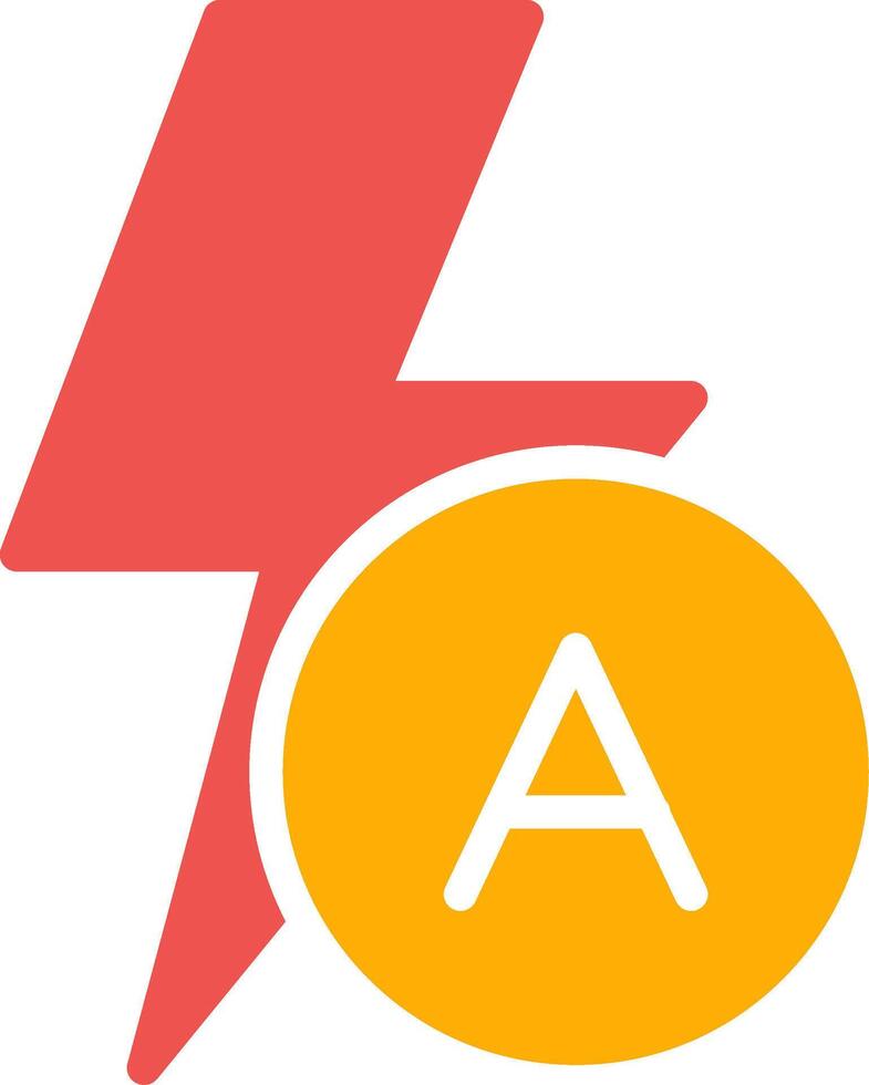 diseño de icono creativo de flash automático vector