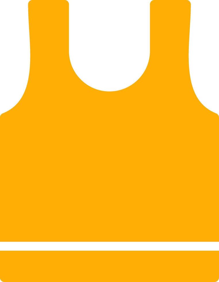 Tank Top Creative Icon Design vector