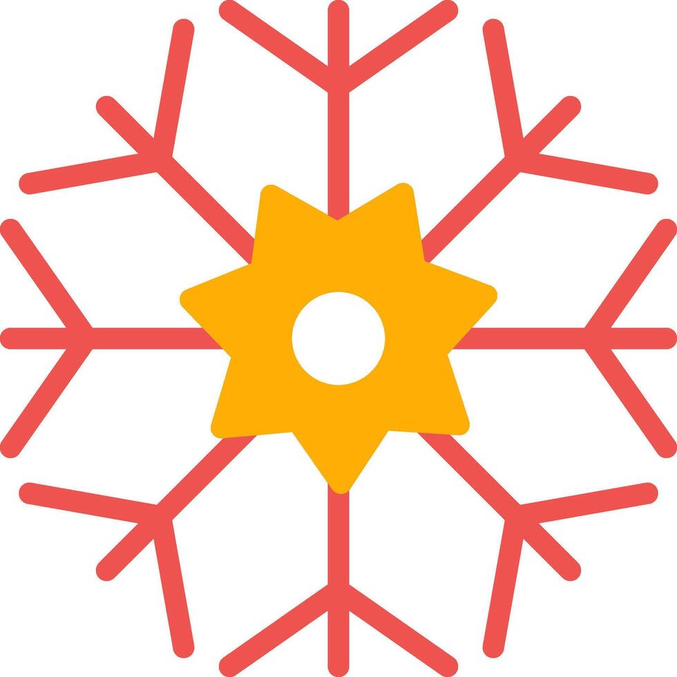 Snowflake Creative Icon Design vector