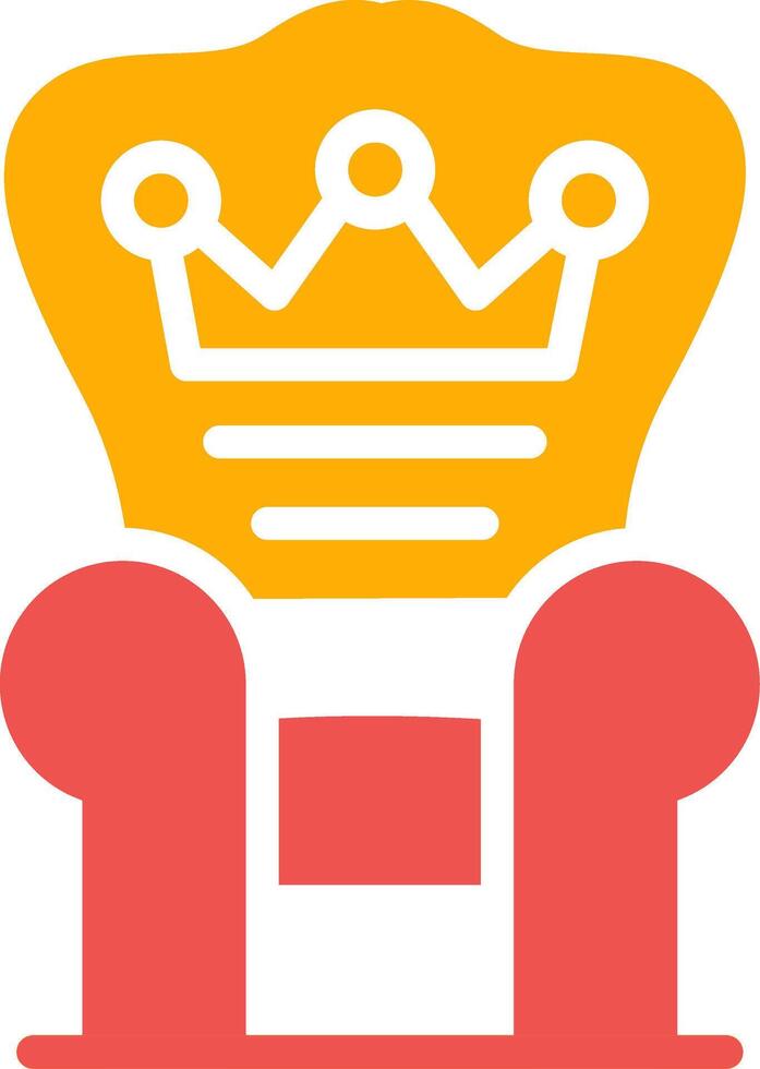 Throne Creative Icon Design vector
