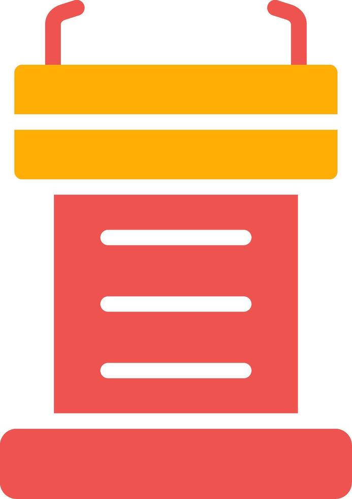Tribune Creative Icon Design vector