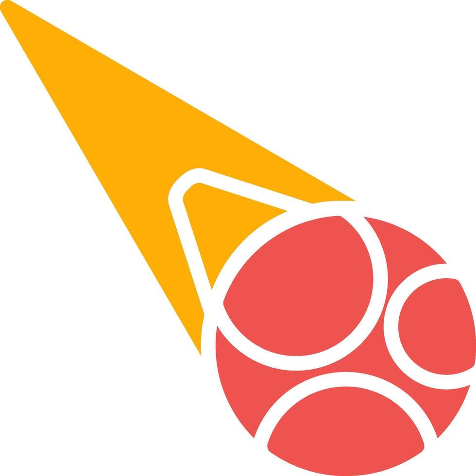 Meteorite Creative Icon Design vector