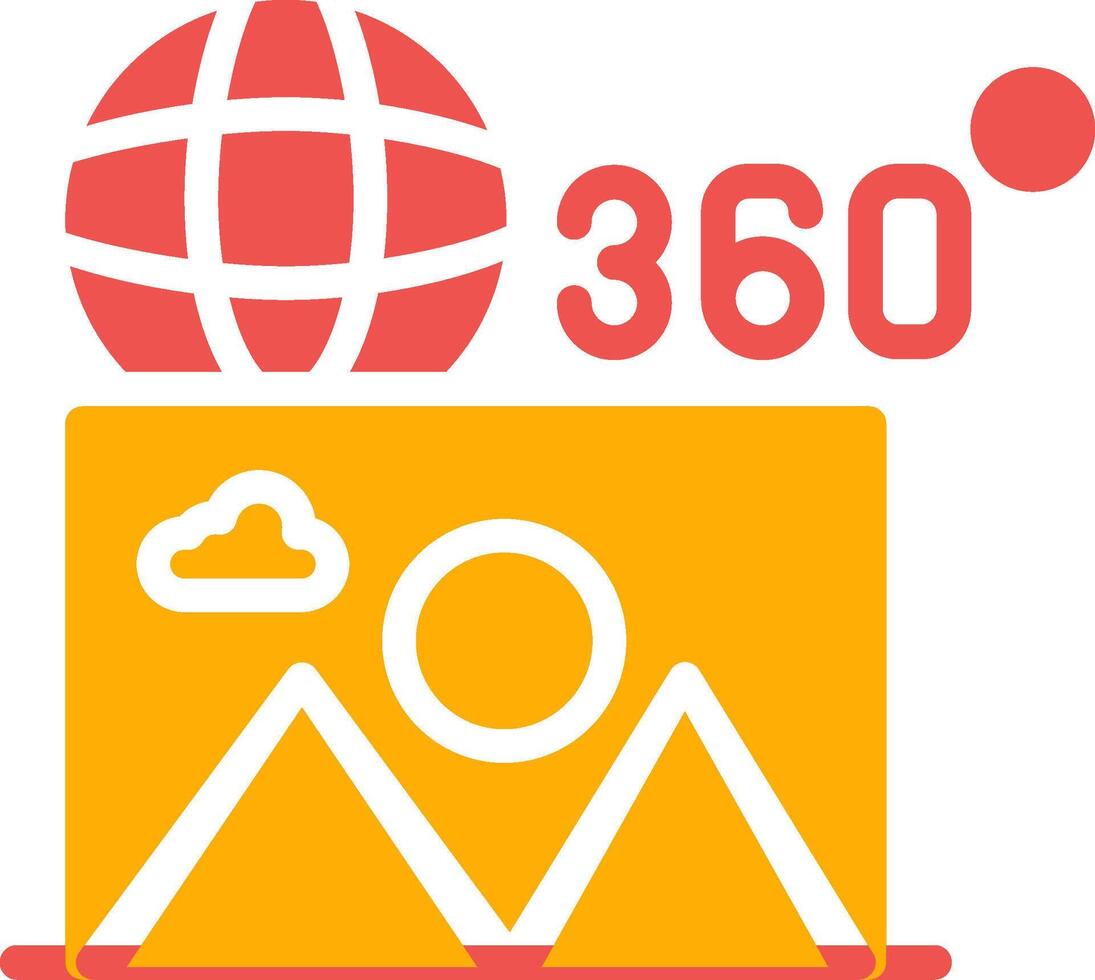 360 Image Creative Icon Design vector