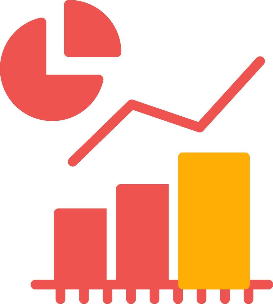 Statistical Analysis Creative Icon Design vector