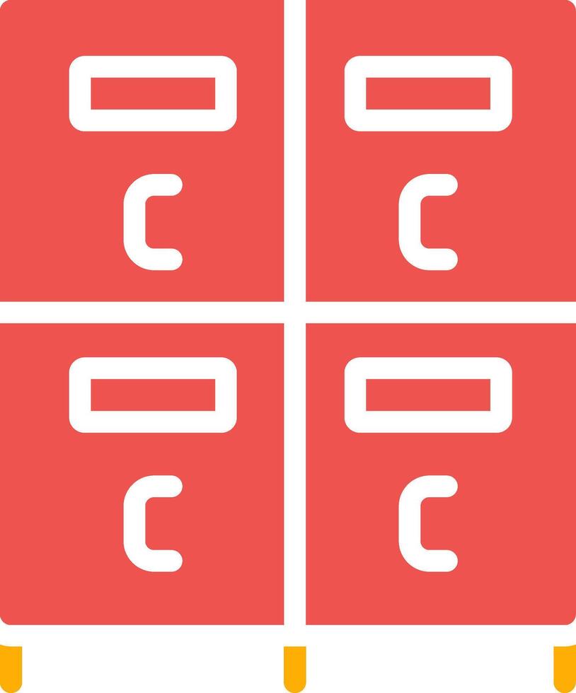 Locker Creative Icon Design vector