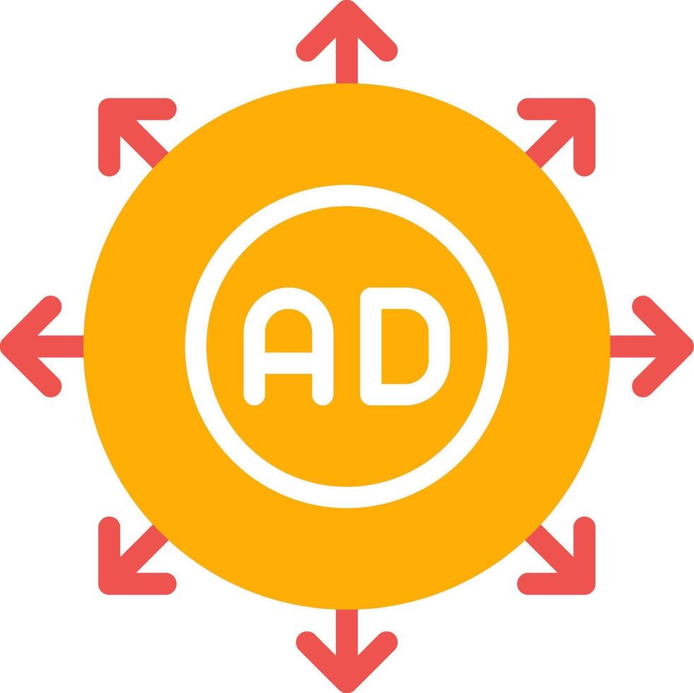 Advertising Submission Creative Icon Design vector