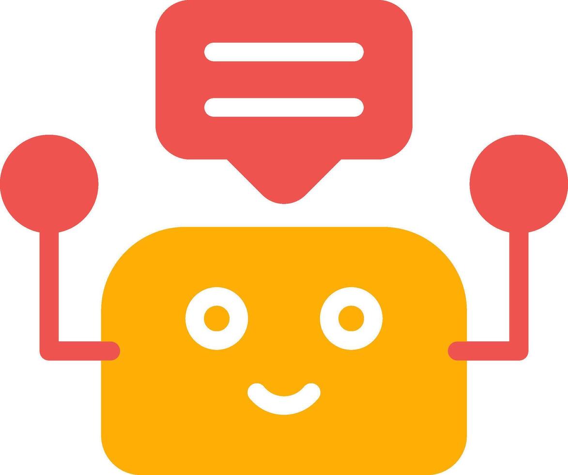 Chatbot Creative Icon Design vector