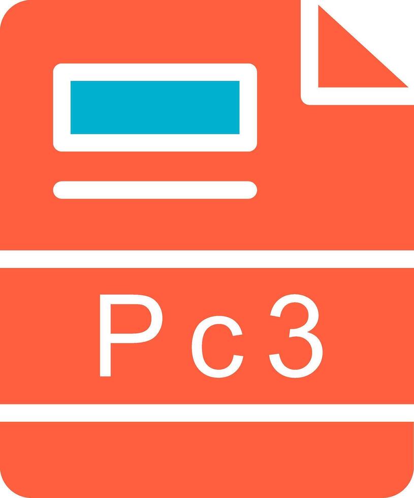 PC3 Creative Icon Design vector