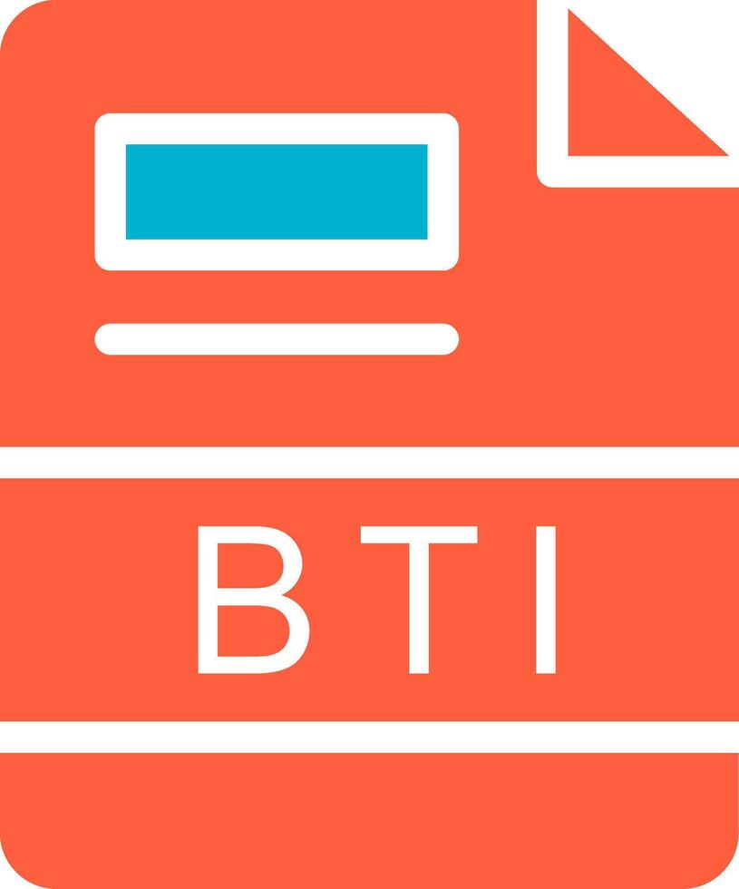 BTI Creative Icon Design vector