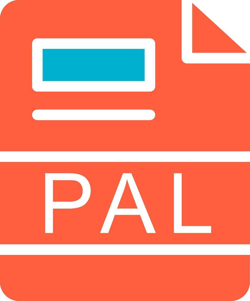 PAL Creative Icon Design vector