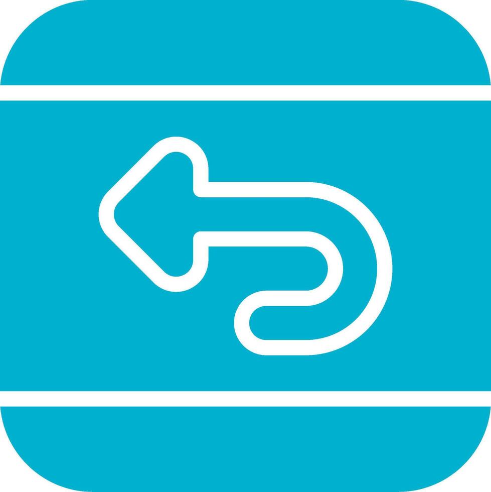 Undo Creative Icon Design vector