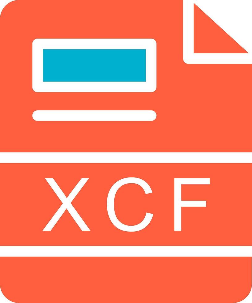 XCF Creative Icon Design vector