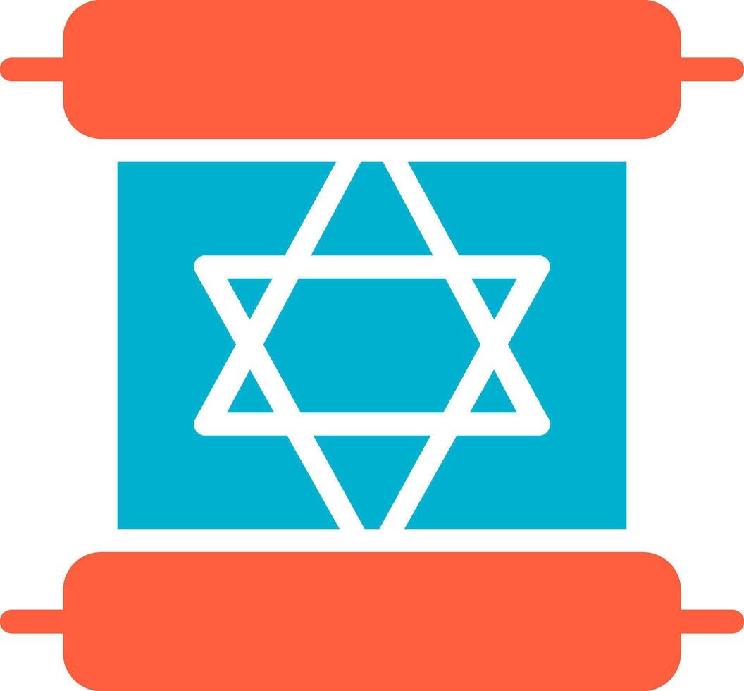 Scroll torah Creative Icon Design vector