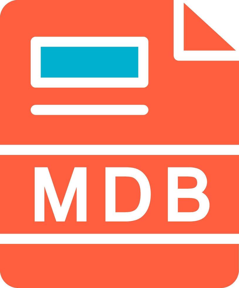 MDB Creative Icon Design vector