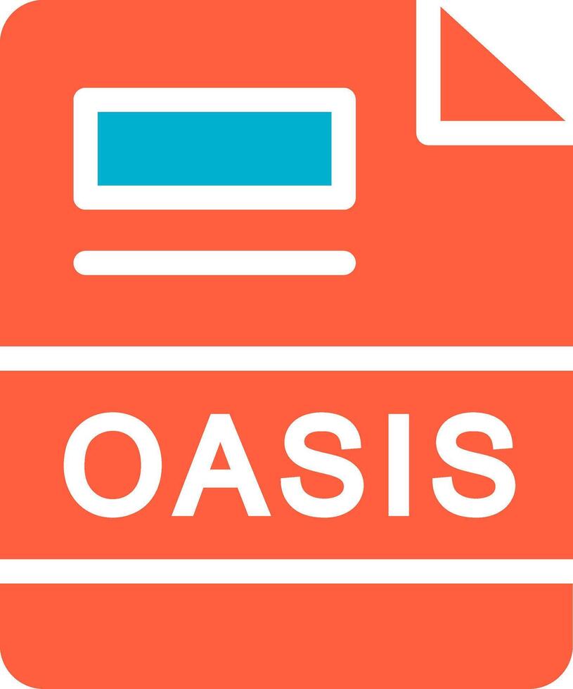 oasis creativo icono diseño vector