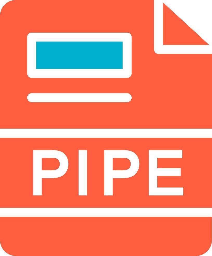 PIPE Creative Icon Design vector