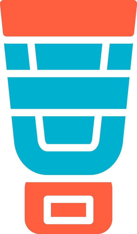 Sunscreen Creative Icon Design vector