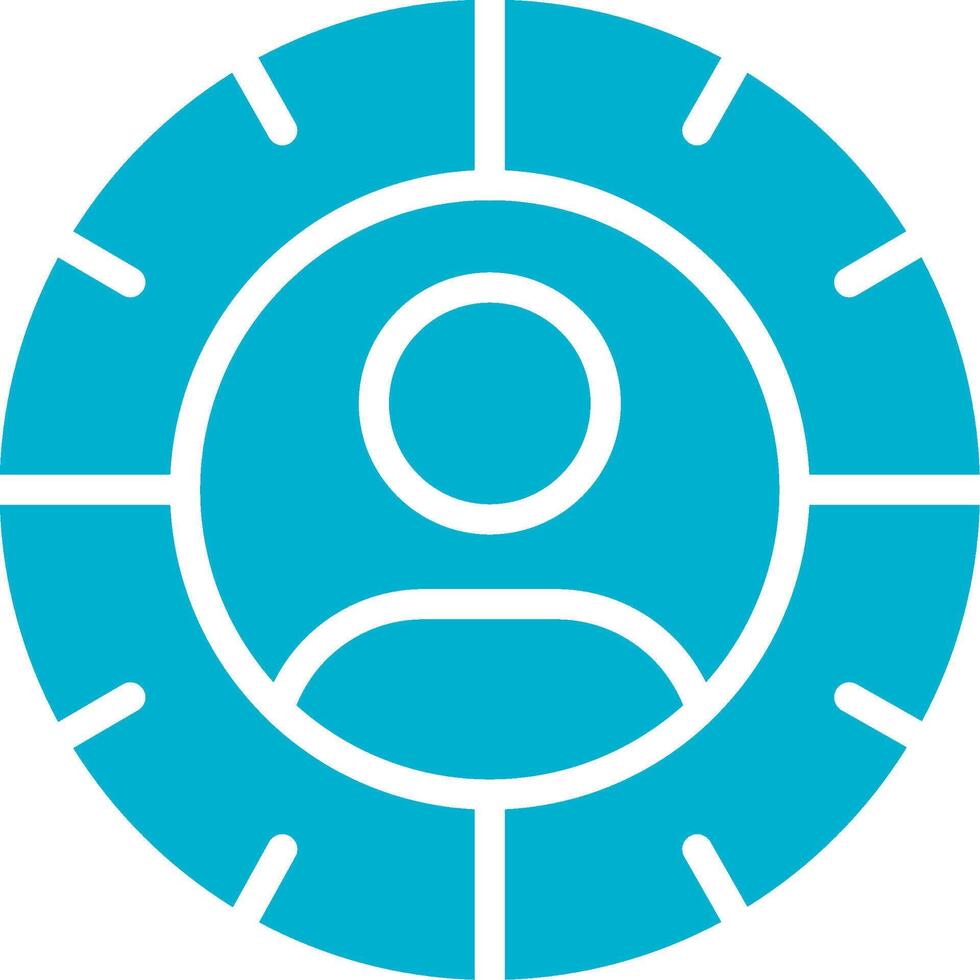 Target Audience Creative Icon Design vector