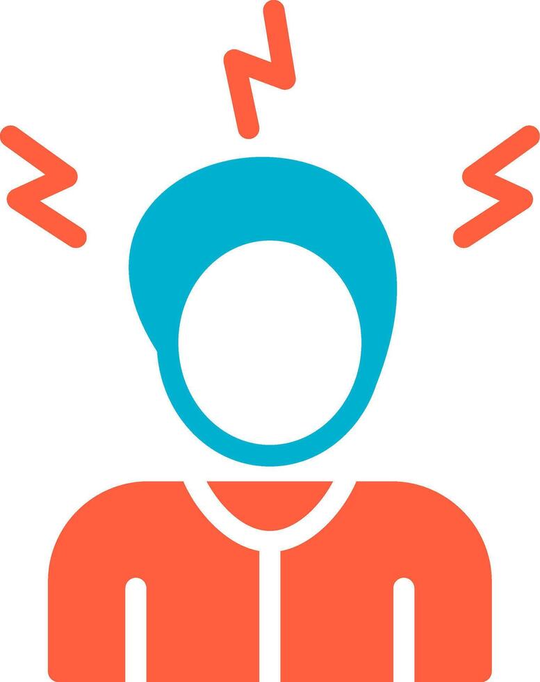 Stress Creative Icon Design vector