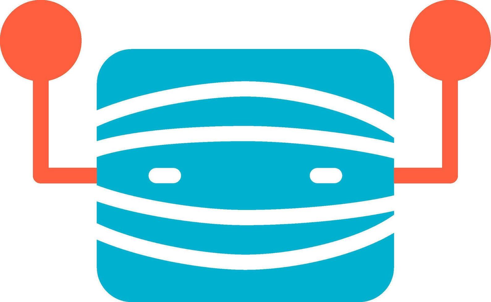 Virtual Assistant Creative Icon Design vector