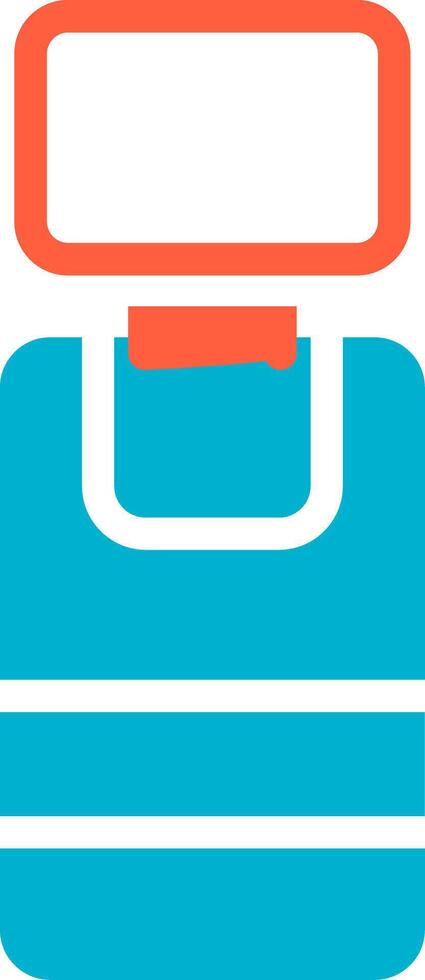 Self Service Terminal Creative Icon Design vector