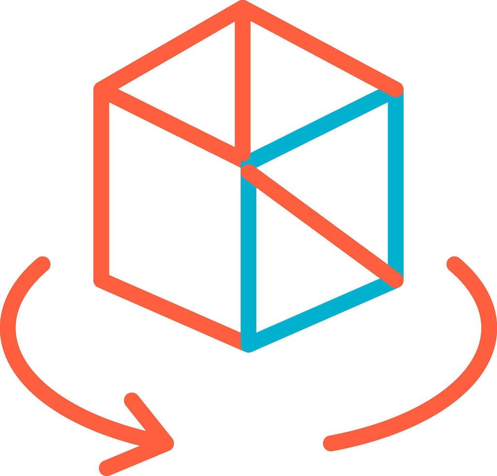 3d Creative Icon Design vector
