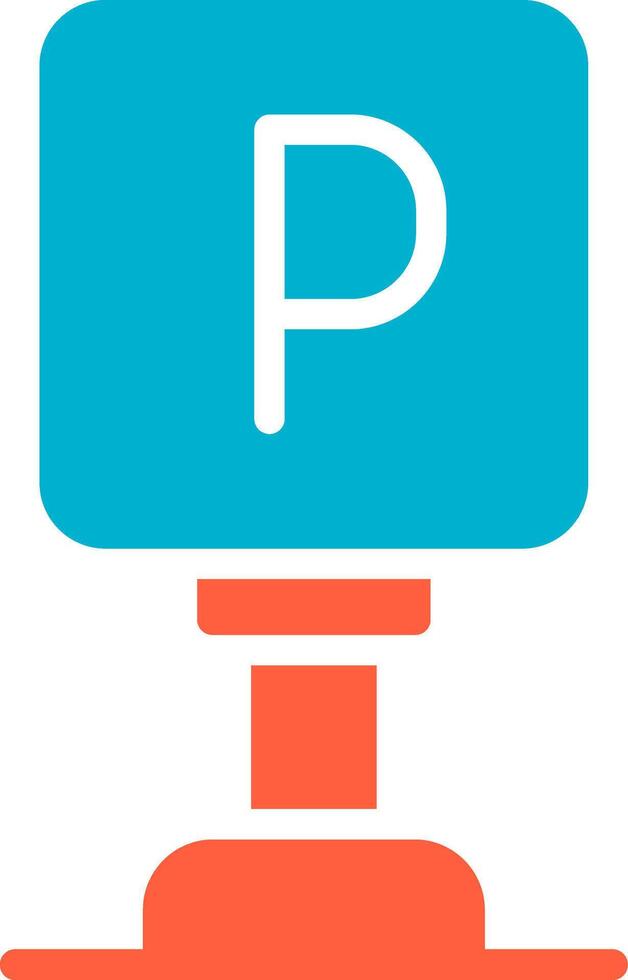 Parking Creative Icon Design vector