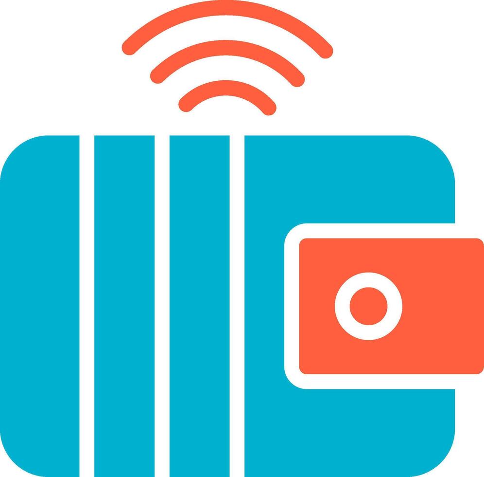 Smart Wallet Creative Icon Design vector