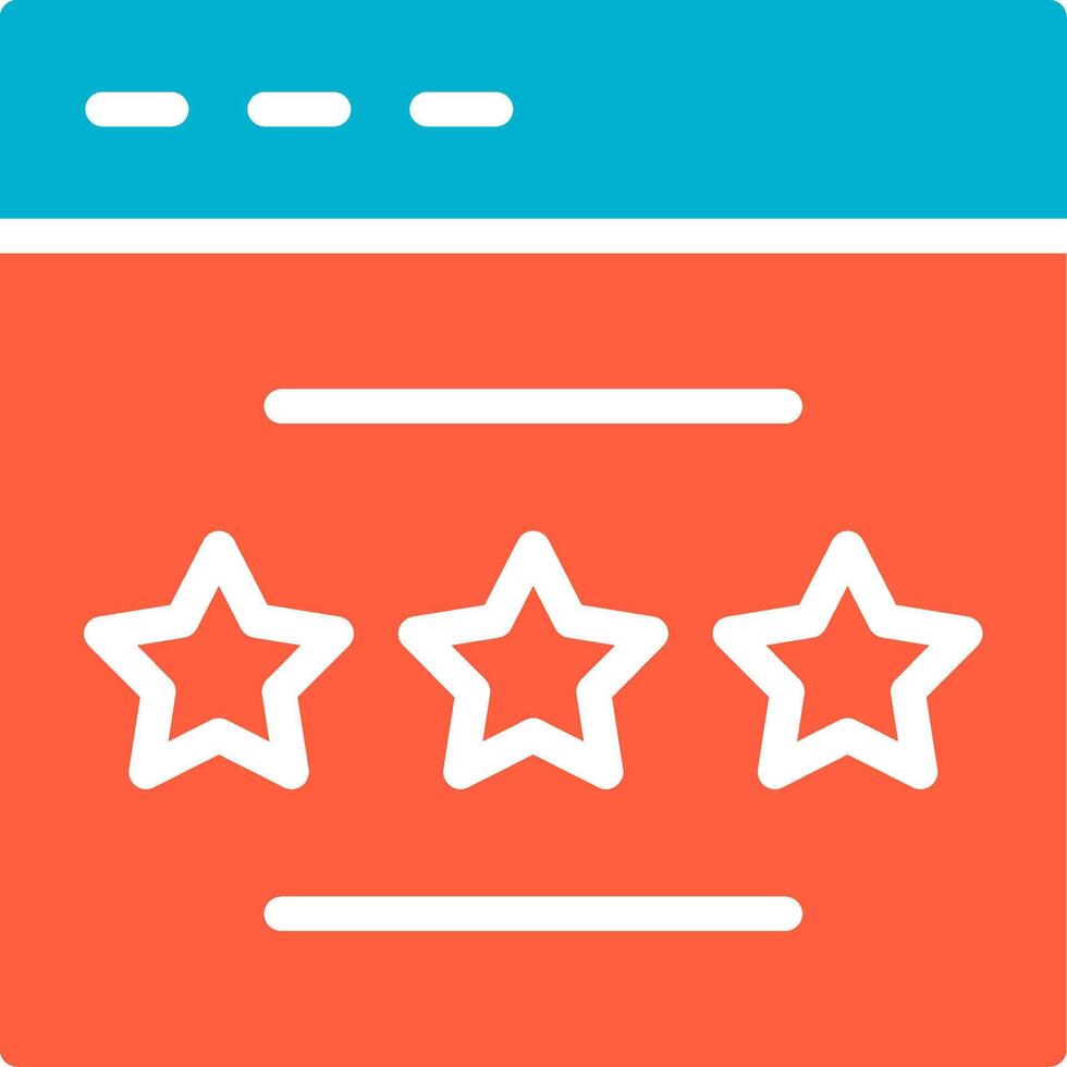 Rating Creative Icon Design vector