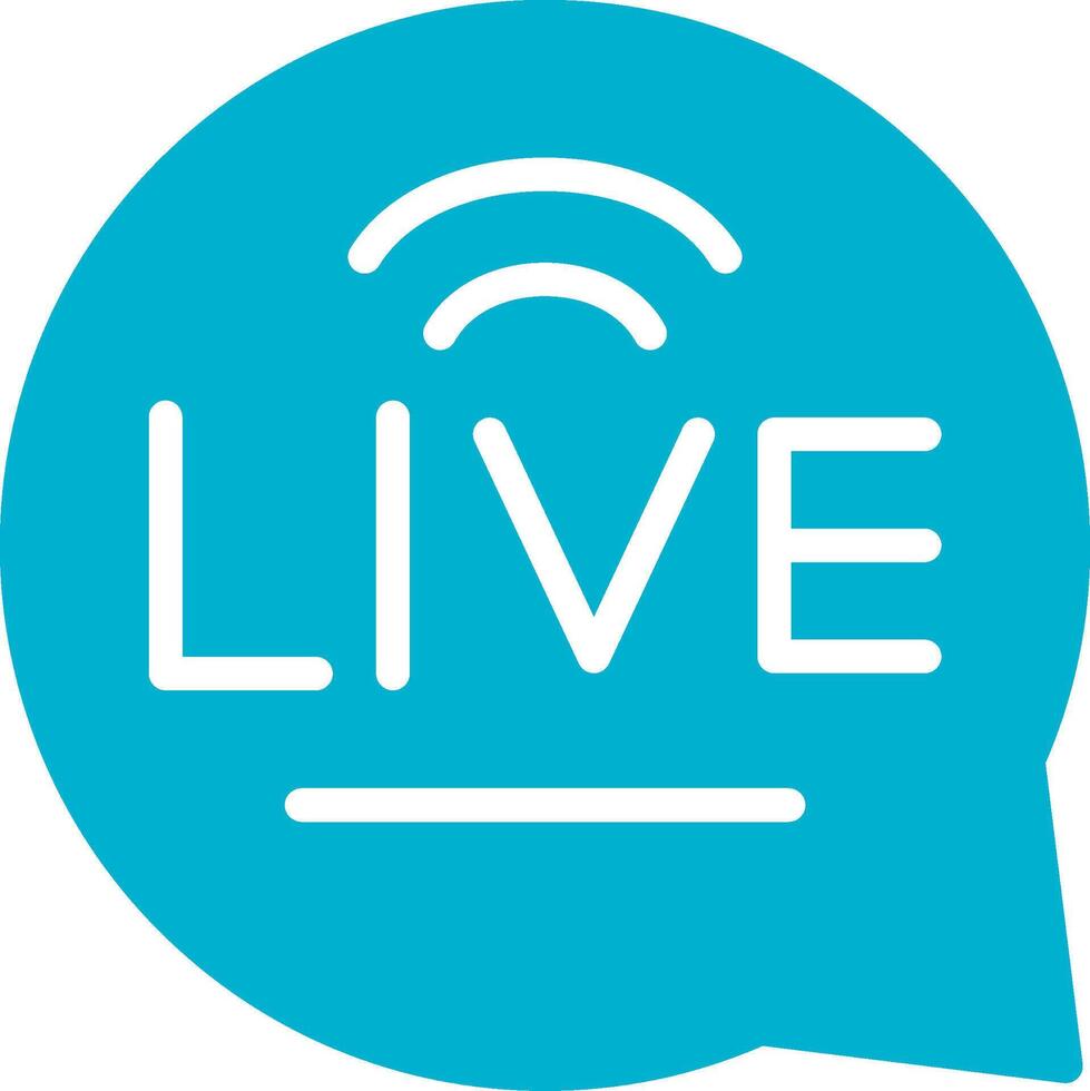 Live Chat Creative Icon Design vector