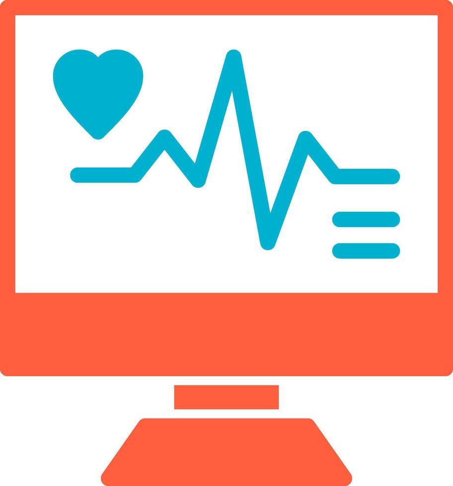 Monitor Creative Icon Design vector