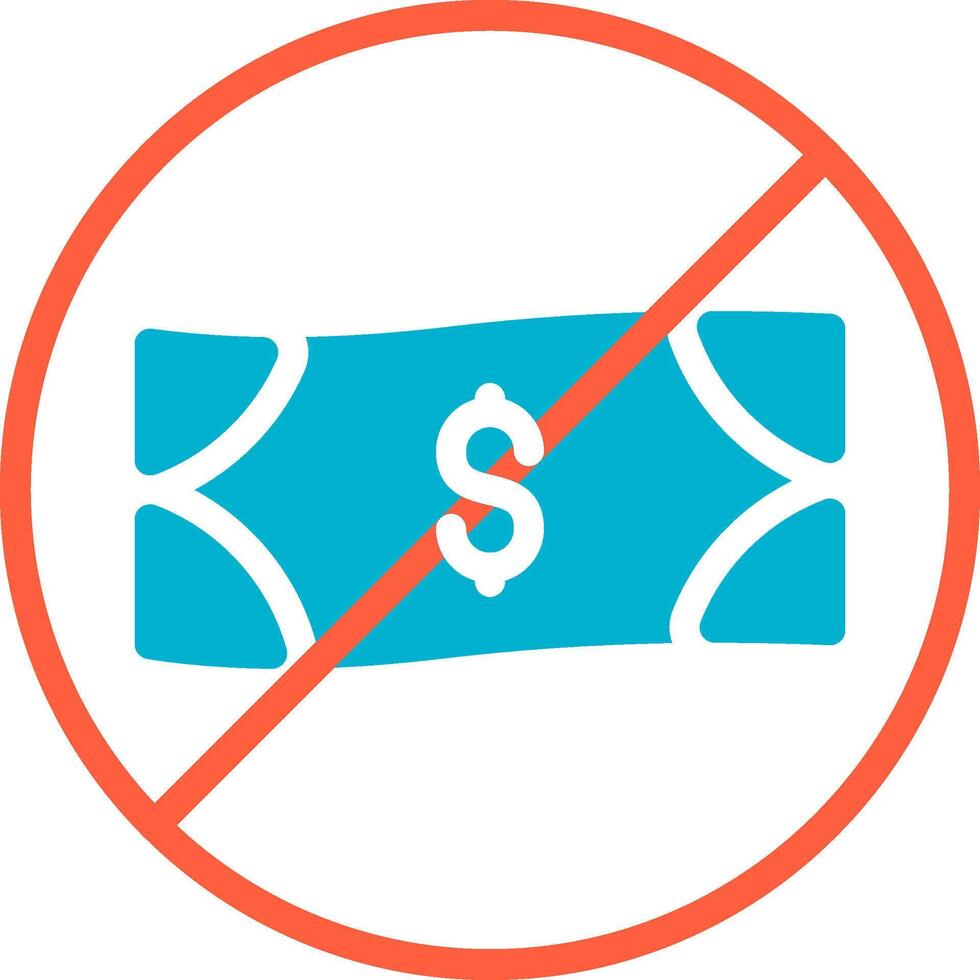 Forbidden Creative Icon Design vector