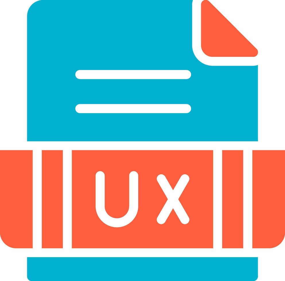 Ux Format Creative Icon Design vector