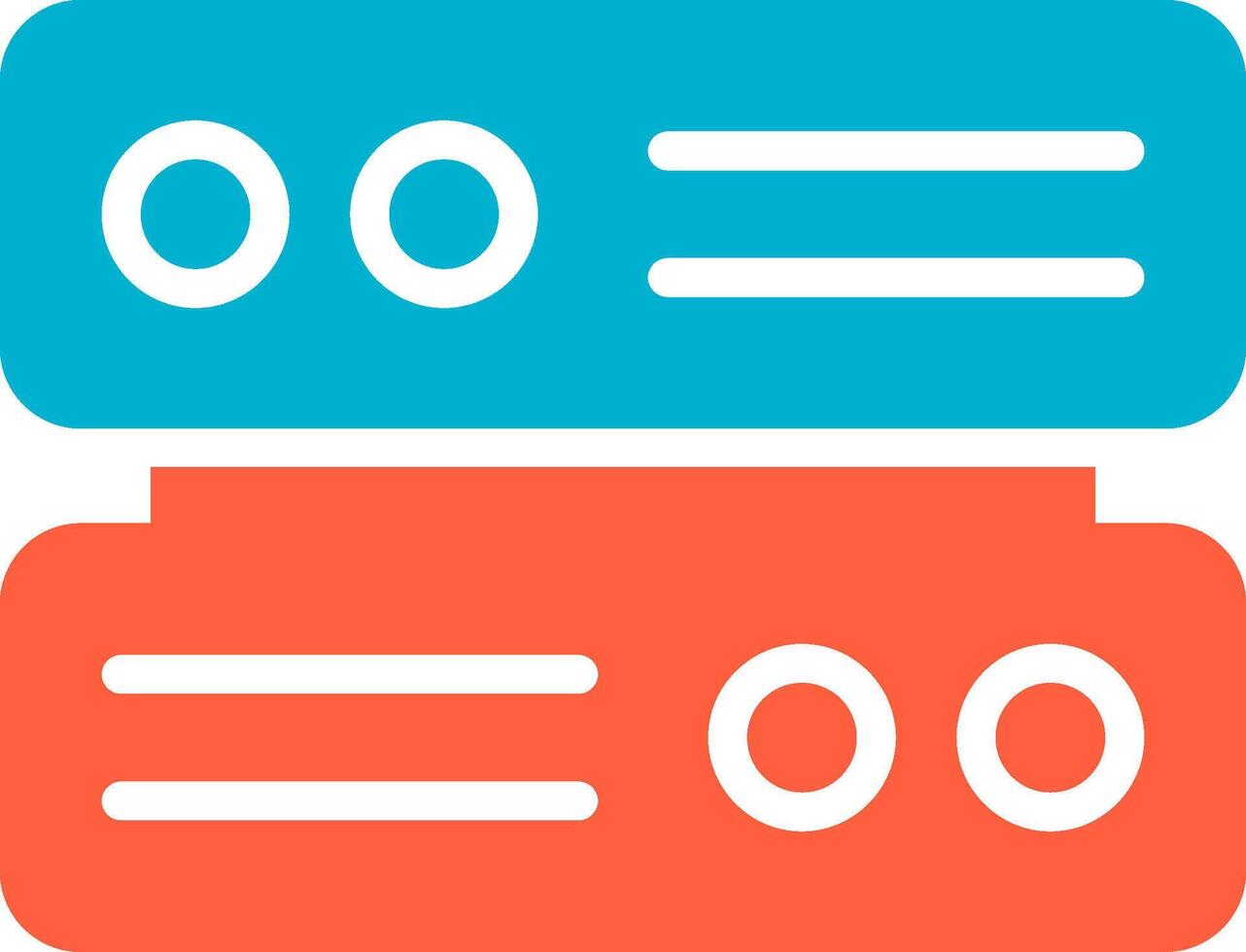 Server Creative Icon Design vector