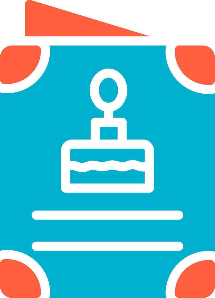 diseño de icono creativo de tarjeta de cumpleaños vector