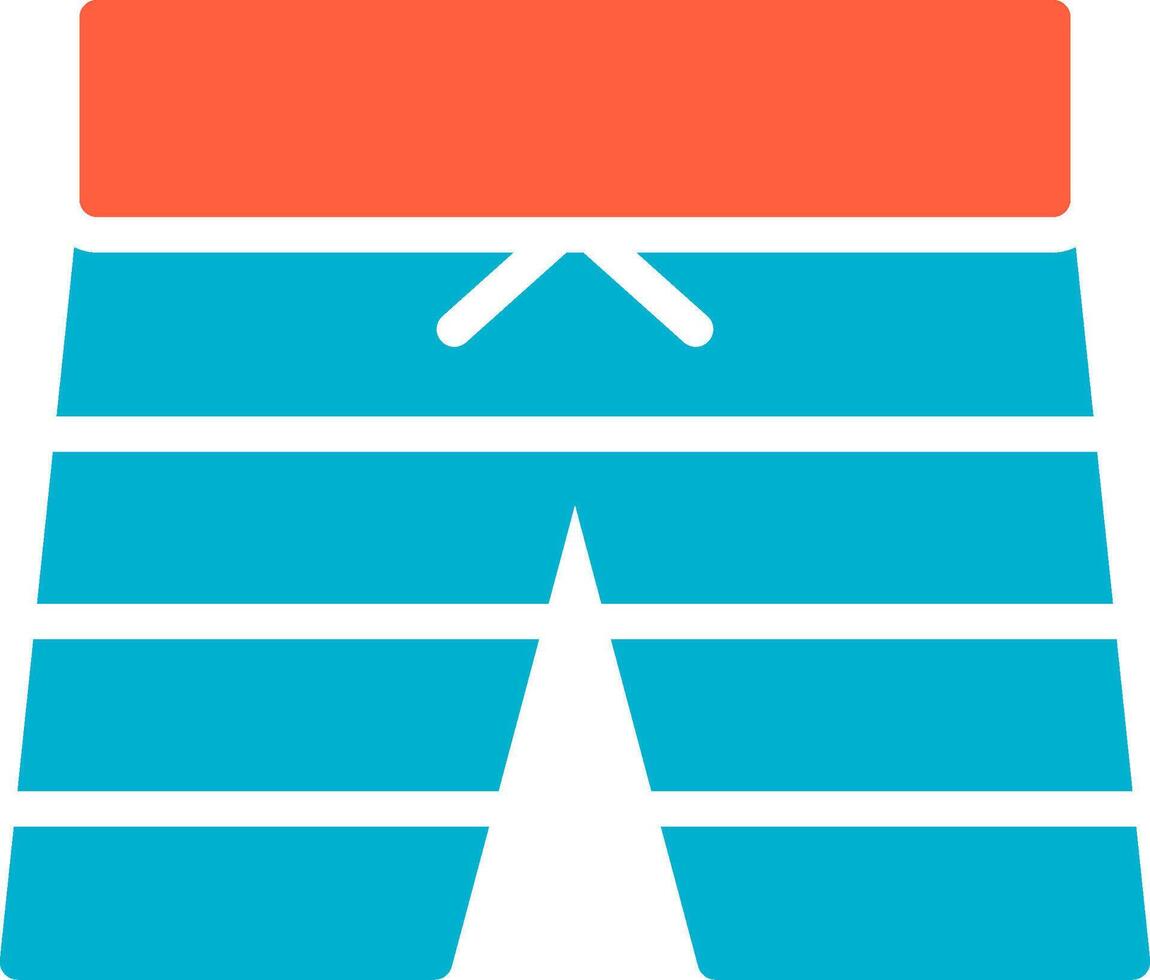 Swimming Trunks Creative Icon Design vector