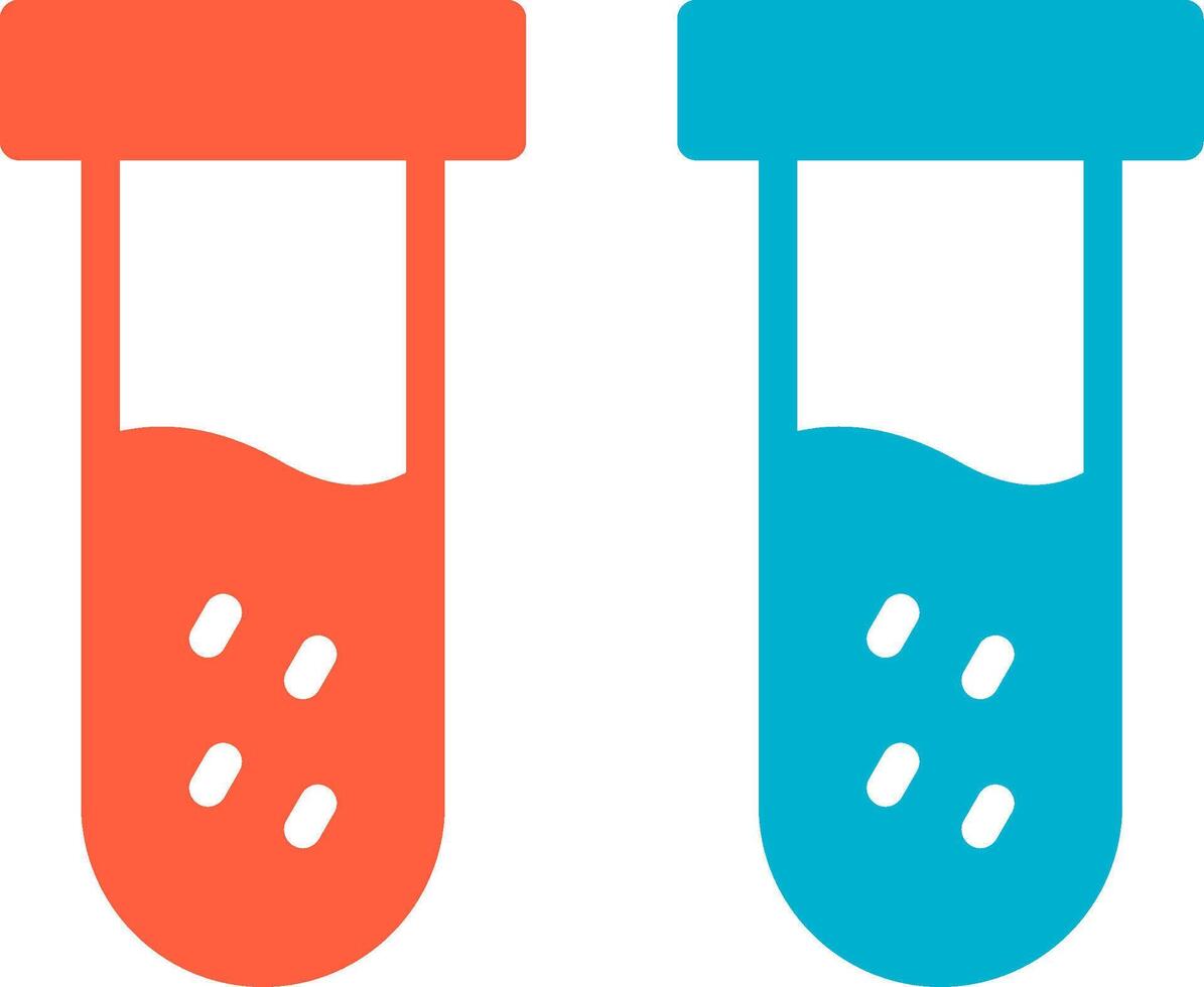 Test Tube Creative Icon Design vector