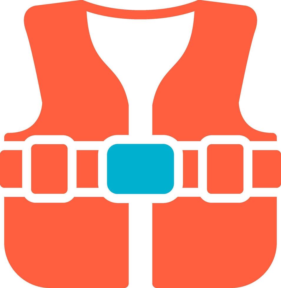 Life Jacket Creative Icon Design vector