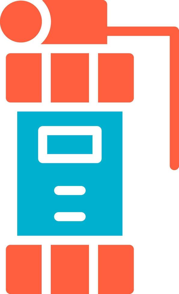 Smoke Grenade Creative Icon Design vector