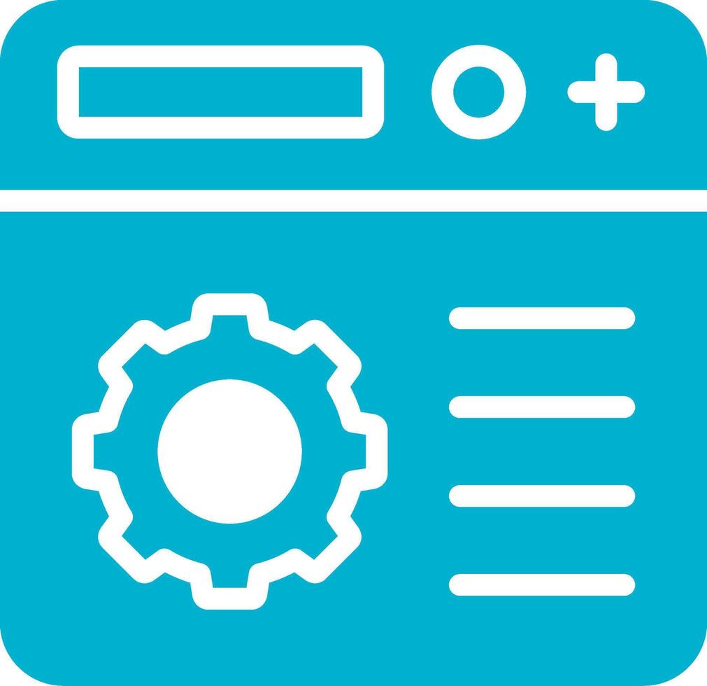 Setting Creative Icon Design vector