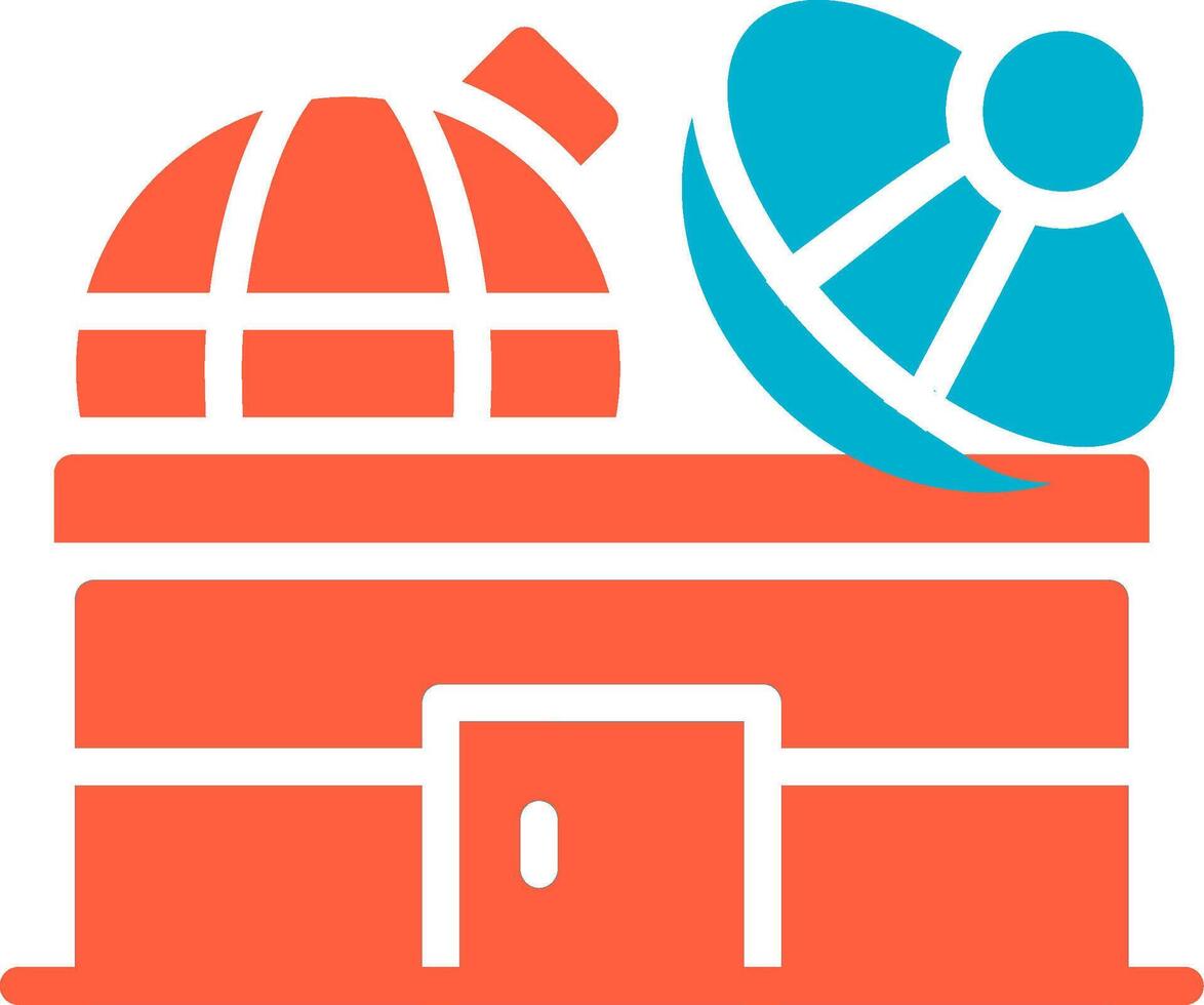 Observatory Creative Icon Design vector
