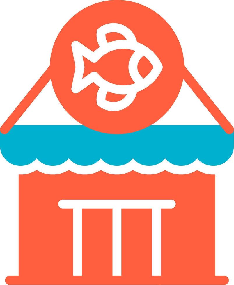 Fishing Gear Shop Creative Icon Design vector